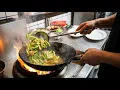 Sizzling Wok Magic Beautiful Green Veggies Savory Chicken Feet