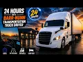 24 hours as a Barr-nunn truck driver