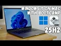 How to get Windows 11 25H2 on an Intel Mac with Boot Camp New Method