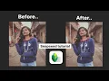 Blur the Background in Snapseed add bokeh Snapseed tutorial