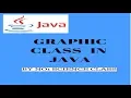 Java Graphic Class Java Graphic Applet Using Graphic Class in Java