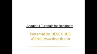 Angular 4 Tutorials for Beginners 11 - Nested Component 1