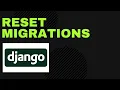 How to reset migrations in django
