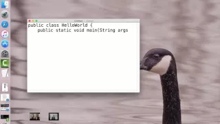 Java Hello World on OS X