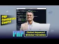 Superglobal Variables in PHP global keyword PHP GLOBALS variable php tutorial Bangla