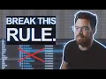 Break this sound design 'rule' to FINISH better tracks.