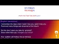 How to read Korean with KPop,  'Han Dong Geun(한동근) - Dawn call from you'. One line at a time.
