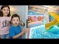 Download Lagu I Actually Built THIS ROOM for My Kids! (Waterslide \u0026 Secret Room)