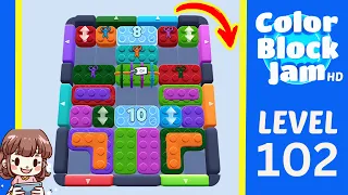 Color Block Jam Level 102 Solution Walkthrough