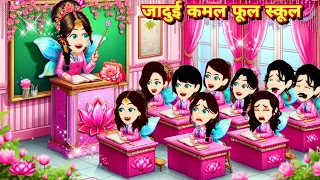जादुई कमल के फूल का स्कूल | JADUI KAMAL KE PHOOL KA SCHOOL | HINDI KAHANI | HINDI CARTOON STORIES
