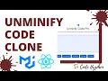 unminify code clone material ui react js components