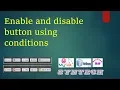 How enable and disable java netbeans application button