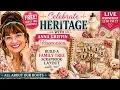 FREE Family Tree Printable Heritage Scrapbook Layout with Anna Griffin Francesca Collection