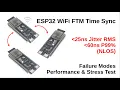FTS v0 2 ESP32 WiFi FTM Time Sync 25ns Jitter RMS seriously