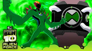 swampfire transformation unlocked omnitrix reconfigured episode 1 ben 10 alien force