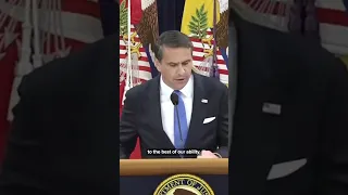 New Attorney General Todd Blanche says DOJ will back the blue