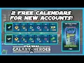 TWO AMAZING FREE NEW PLAYER CALENDARS in SWGOH - Get to Level 60 FAST SIM Tickets Begone