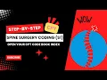 Step-by-Step CPT Spine Surgery coding S1 A Practical Approach Using CPT Index