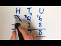 Subtraction Strategies The written method including borrowing across zeros