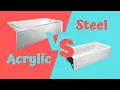 Which is a better bathtub Acrylic vs Porcelain Enameled Pressed Steel