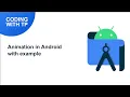How to add Animation in an App Android Studio Coding with TP