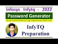 InfyTQ previous year Coding Question InfyTQ Password Generator InfyTQ final round 2022
