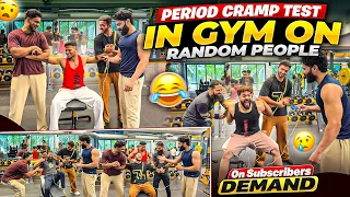 Period Cramp Test In Gym On Random People 😂| Aman Ki Chick Nikli | Fokats | Abresh & Zeeshan