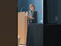 Prof Hazel Sive amazing speech at Spring NOBCCHE collaborative 2025