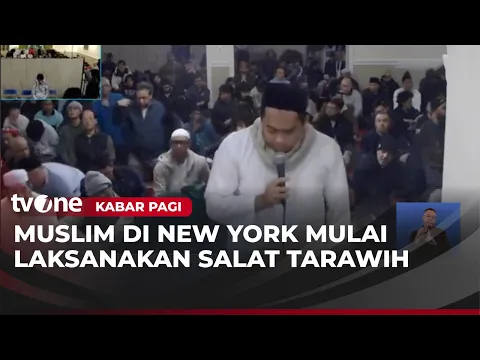 Suasana Salat Tarawih Perdana di New York