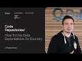 Code Repositories How to Use Data Expectations in Palantir Foundry