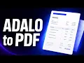 How to Generate PDFs from Your Adalo App Invoices Receipts Certificates