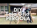 Building a DIY Pergola with Toja Grid how much it COST