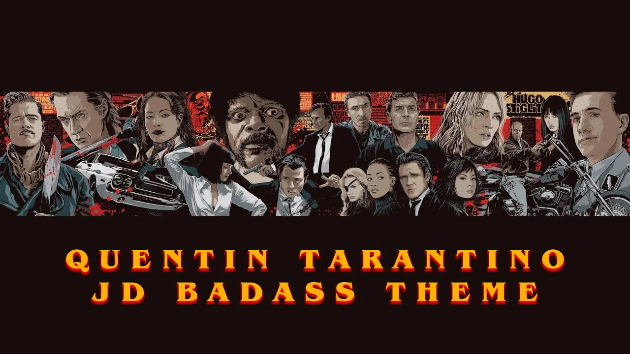 Quentin Tarantino | Tamil Tribute | JD Badass Theme - Master | Anirudh | Vadivelu Thrones | 4K