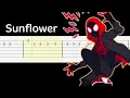 Post Malone Swae Lee - Sunflower Easy Guitar Tabs Tutorial Spider-Man Into The Spider Verse