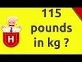 115 pounds in kg