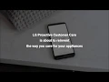 LG Proactive Customer Care - Appliance Care LG USA