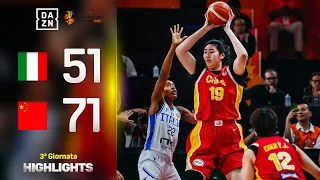 Le AZZURRE mancano il SECONDO POSTO: Italia-Cina 51-71 | FIBA Women's World Cup | DAZN Highlights