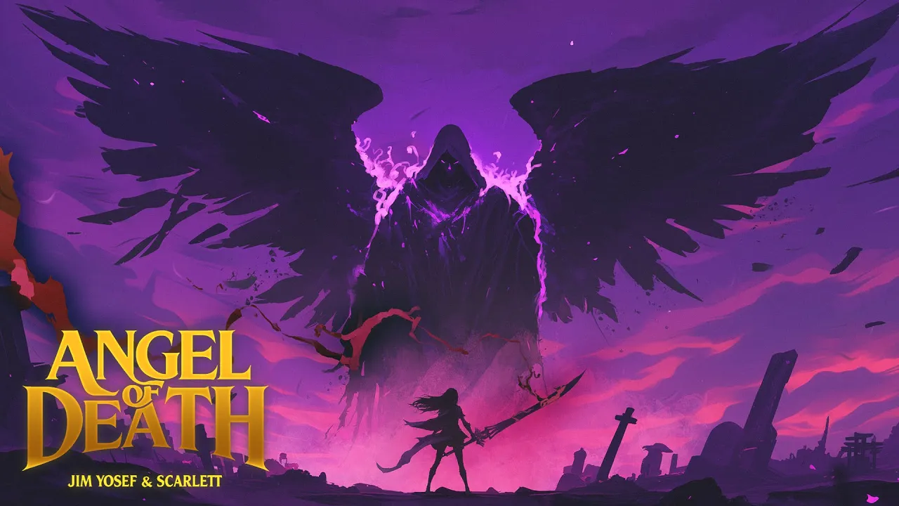Jim Yosef - Angel of Death (ft. Scarlett) [Official Lyric Video]