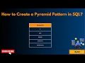 How to Create a Pyramid Pattern in SQL Server Fun SQL Exercise with CTEs