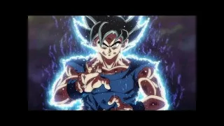 goku transforms to ultra instinct goku vs jiren english dub