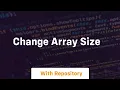 change array size