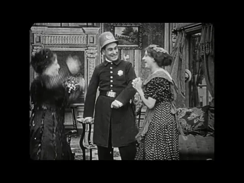 A Simple Mistake (1910) L'Erreur du policeman [28 mm Pathé Kok version c.1912]
