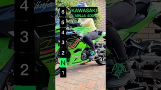 Maximum speed for each gear on a Kawasaki Ninja 400