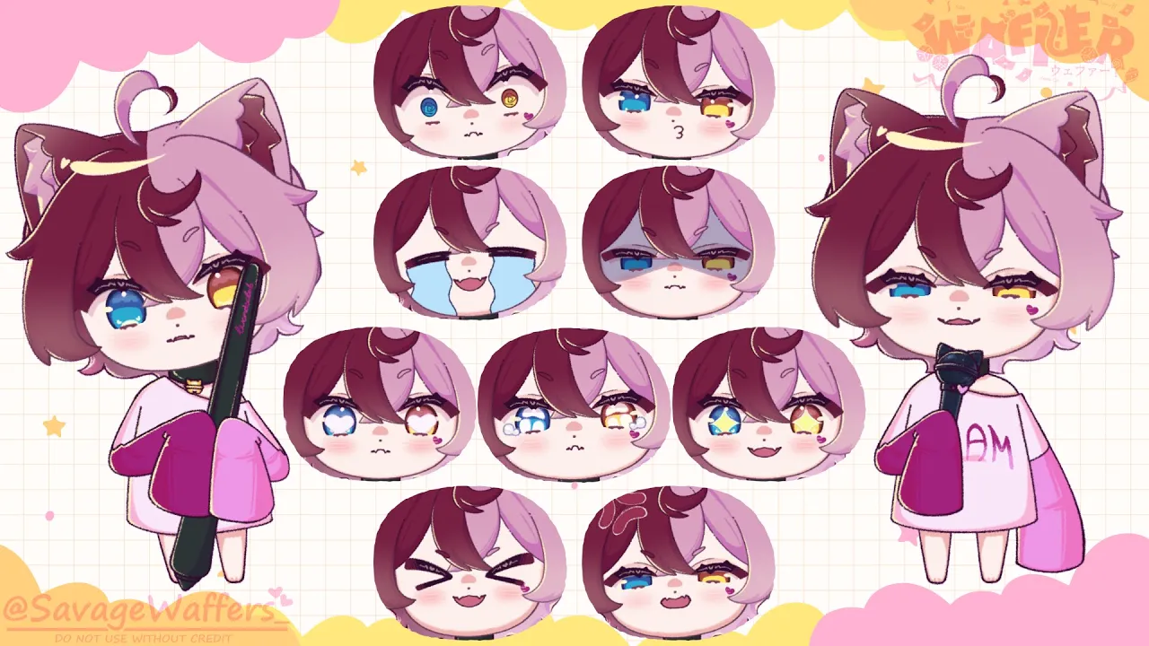 【Live2D Showcase】Chibi Ches | SavageWaffers