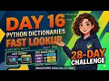 Python Dictionaries Explained Fast Data Lookup with Keys Day 16