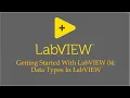 Getting Started With LabVIEW 04 Data Types In LabVIEW