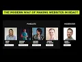 Panel Discussion The Modern Way of Making Websites in React - React Summit Remote Edition 2021