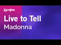 Download Lagu Live to Tell - Madonna | Karaoke Version | KaraFun