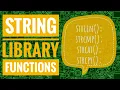 String library functions in C