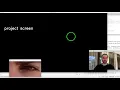 Eye tracker to control a pointer using machine learning - facial mapping with Dlib python openCV